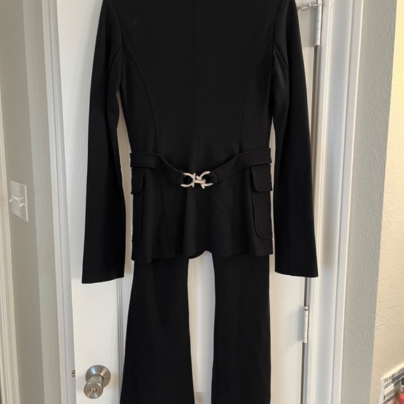 Cache Contour Collection New with Tags Black Jacket with Pants-Suit - Picture 2 of 6